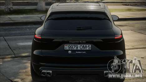 Porsche Cayenne Turbo Blacks para GTA San Andreas