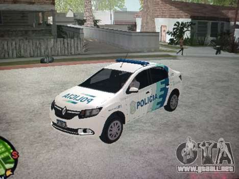 Renault Logan Police para GTA San Andreas