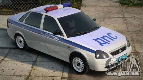 LADA Priora DPS Blanco para GTA San Andreas