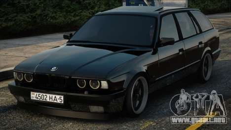 BMW e34 525i Touring 1996 Black para GTA San Andreas