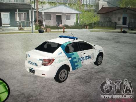 Renault Logan Police para GTA San Andreas