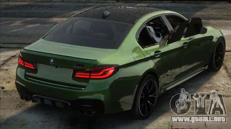 BMW M5F90 Competition Green para GTA San Andreas