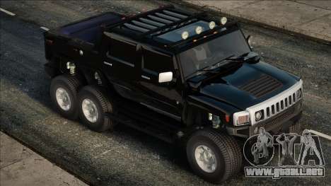 Hummer H6 Sut Pickup Blek para GTA San Andreas