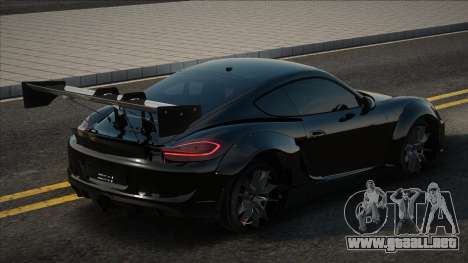 Porsche Cayman GTS 2015 Black para GTA San Andreas