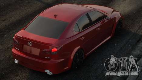 Lexus IS-F Red para GTA San Andreas