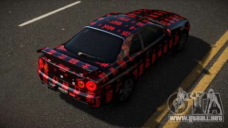 Nissan Skyline R34 Heroshi S13 para GTA 4