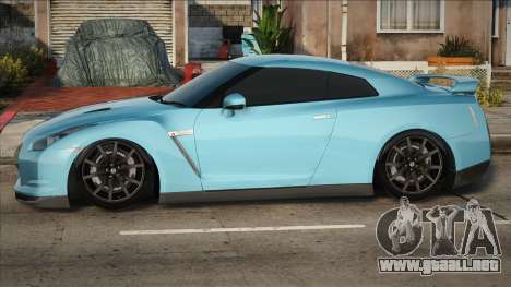 Nissan GT-R R-35 BLUE para GTA San Andreas