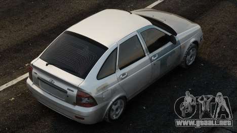 Lada Priora Hatchback Plateado para GTA San Andreas