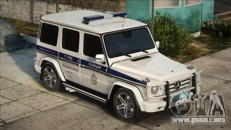 Mercedes-Benz G55 MIA Policía para GTA San Andreas