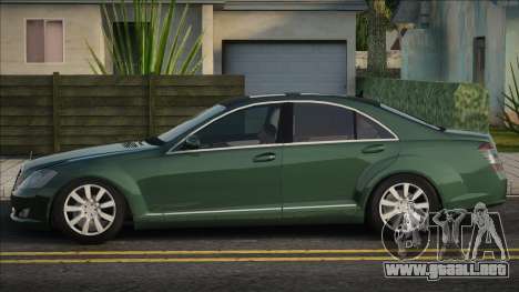 Mercedes-Benz S500 w221 Green para GTA San Andreas