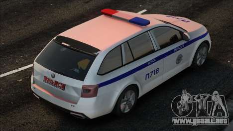 Skoda Octavia VRS MILITSIYA MINSK para GTA San Andreas