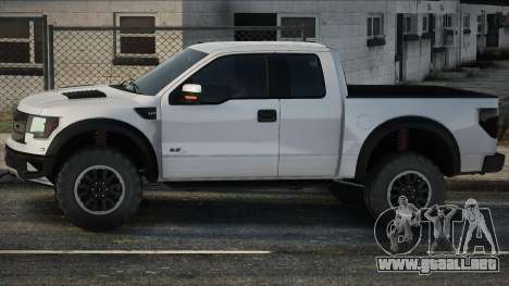 Ford RAPTOR White para GTA San Andreas