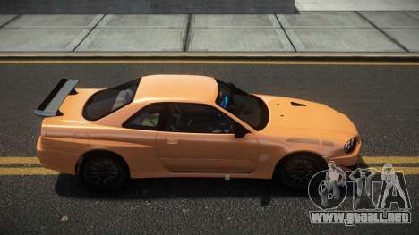 Nissan Skyline R34 Gijo para GTA 4