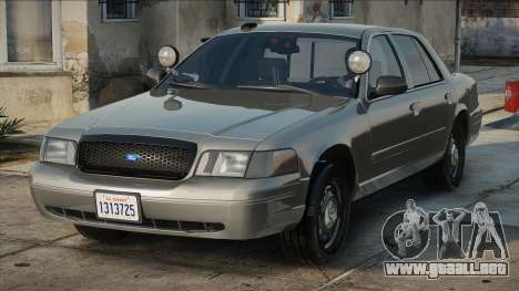 LAPD 2011 Ford Crown Victoria Unmarked para GTA San Andreas