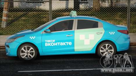 Kia Rio (VKontakte Taxi) para GTA San Andreas