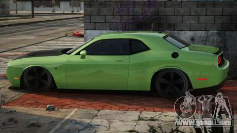 2017 Dodge Challenger Hellcat - Lime Green para GTA San Andreas