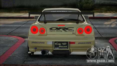 Nissan GTR-R34 TOP-SECRET Beerbaiyoke para GTA San Andreas