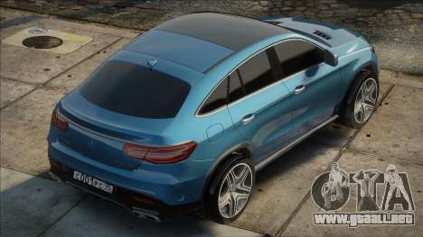 Mercedes-Benz GLE63 BLUE para GTA San Andreas