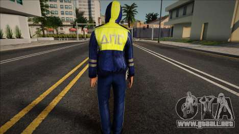 Inspector de policía de tráfico con uniforme de  para GTA San Andreas