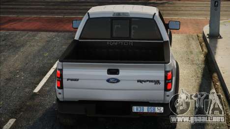 Ford RAPTOR White para GTA San Andreas