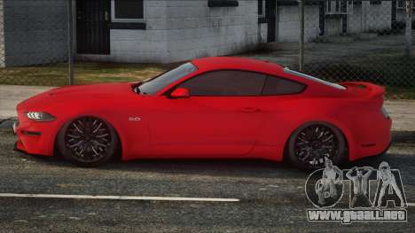 Ford Mustang GT Red para GTA San Andreas