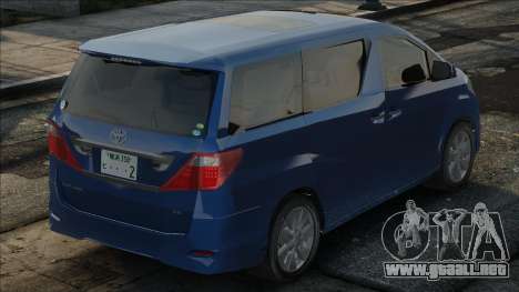 Toyota Alphard 350X GGH20 Zenki para GTA San Andreas