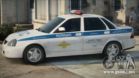 LADA Priora - Policía de Tráfico en Arzamas para GTA San Andreas