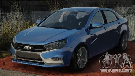 Lada Vesta Blu para GTA San Andreas