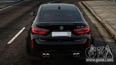 BMW X6M Black para GTA San Andreas