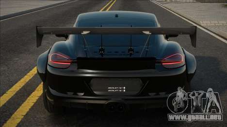 Porsche Cayman GTS 2015 Black para GTA San Andreas