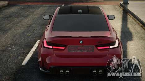 BMW M3 Competition g80 2021 Red para GTA San Andreas