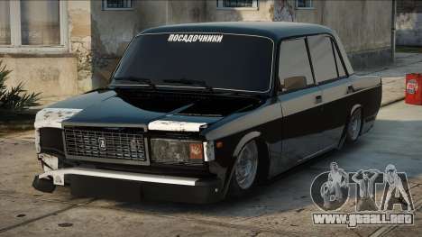 VAZ 2107 Tramp Negro para GTA San Andreas