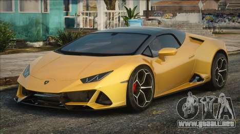 Lamborghini Huracan Evo Spyder 2019 Ye para GTA San Andreas