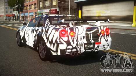 Nissan Skyline R34 Heroshi S6 para GTA 4