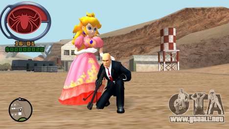 Peach from Super Smash Bros Melee para GTA San Andreas