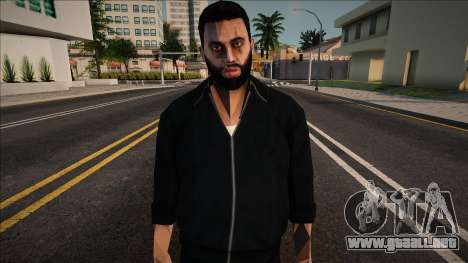 Un hombre con barba y cicatrices para GTA San Andreas