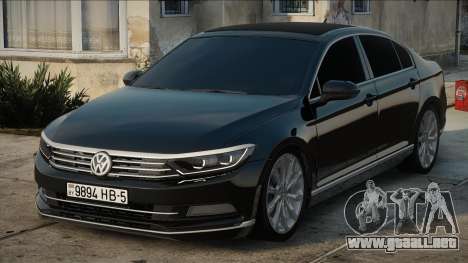 Volkswagen Passat B8 Black para GTA San Andreas