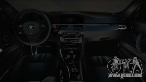 BMW M3 E92 Black para GTA San Andreas