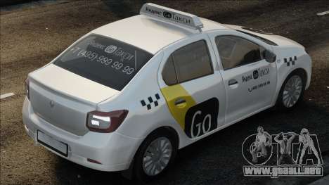 Renault Logan 2015 (Yandex Taxi) para GTA San Andreas