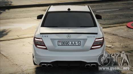 Mercedes-Benz C63 AMG WhITee para GTA San Andreas