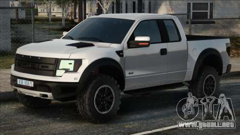 Ford RAPTOR White para GTA San Andreas