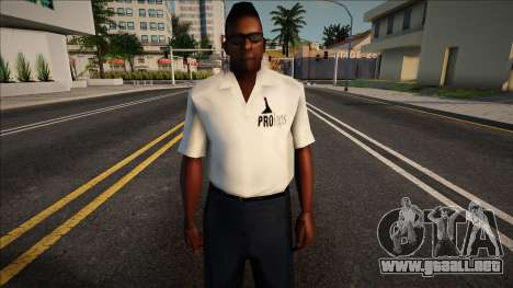 Casual Black Pedestrian para GTA San Andreas