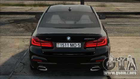 BMW G30 M550D Black para GTA San Andreas