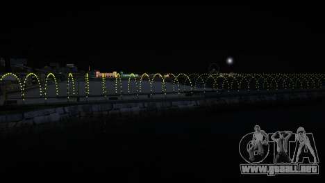 Luces de neón del muelle de Los Santos (amarillo para GTA San Andreas