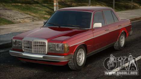 Mercedes-Benz W123 300D Red para GTA San Andreas