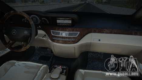 Mercedes-Benz S500 w221 Green para GTA San Andreas