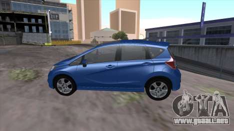 Nissan Note Euro 2014 para GTA San Andreas