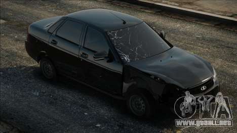 VAZ 2170 - Priora tras un accidente para GTA San Andreas