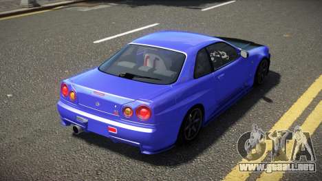 Nissan Skyline R34 Rufasey para GTA 4