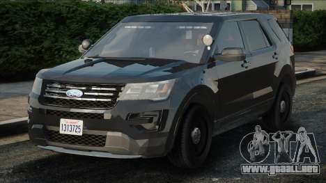 LAPD 2016 Ford Explorer Unmarked para GTA San Andreas